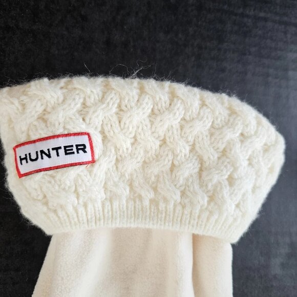 Original Hunter Women’s Fleece Ivory Cream Boot Socks Size Medium 5-7 , 1-Pair - Picture 3 of 7